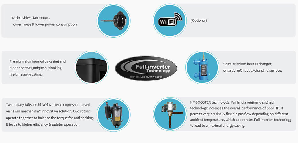 inverter heat pump features