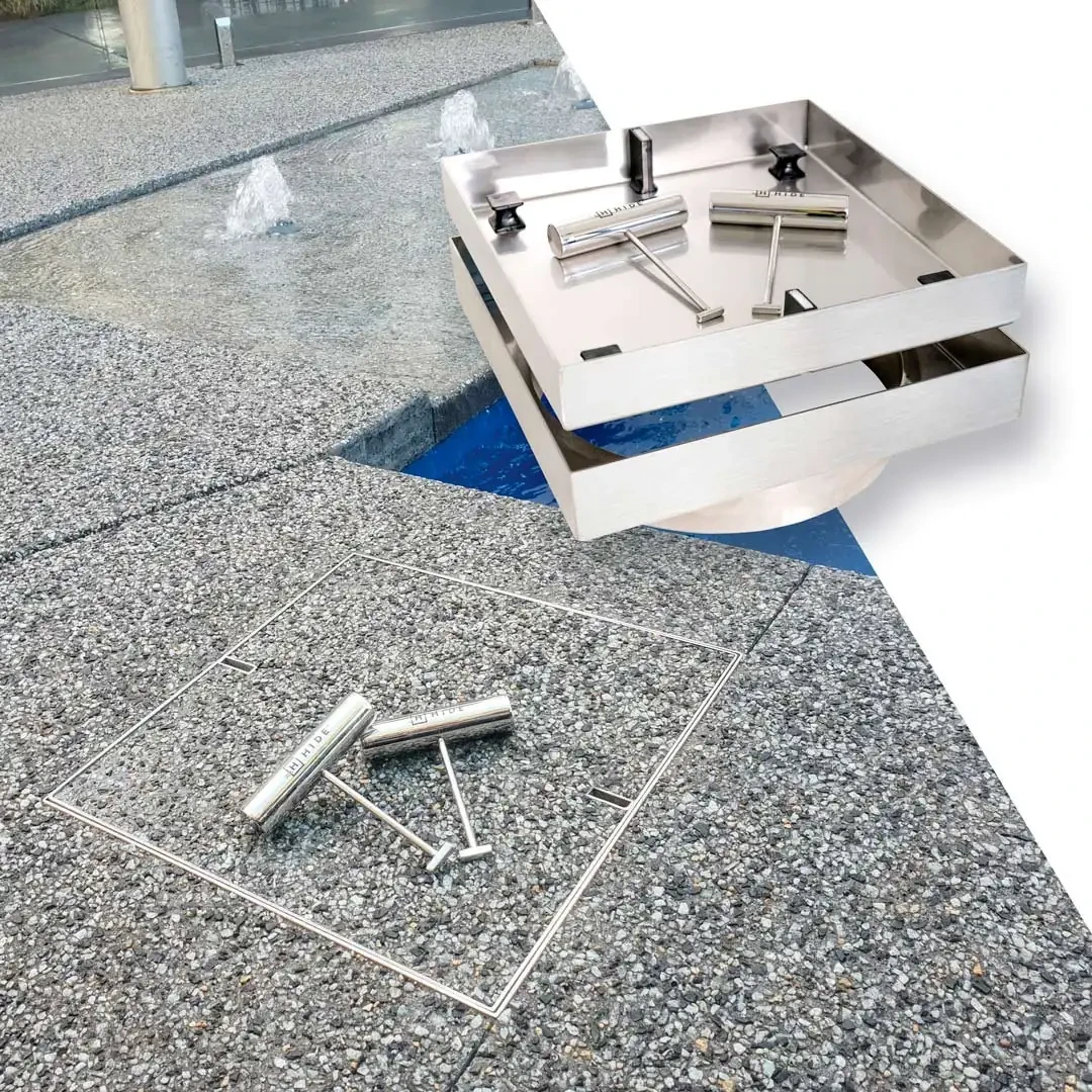 Hide Stainless Skimmer Lids