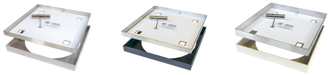 HIDE combination skimmer lid colour options