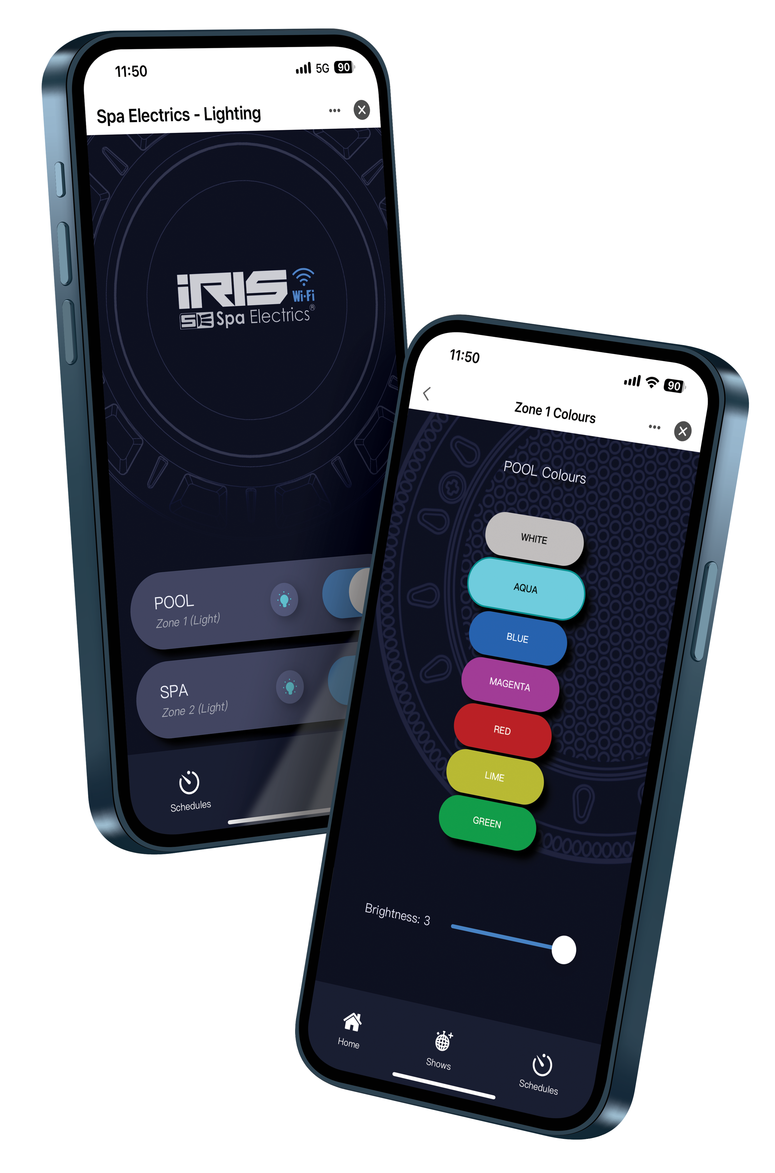 iRIS WiFi smartphone app